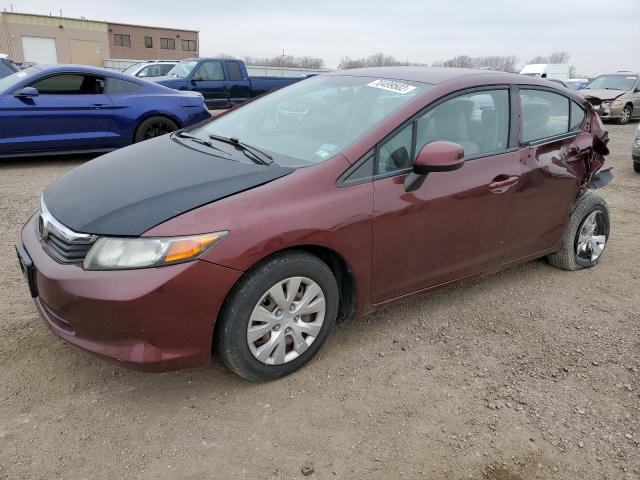 Zdjęcie 1 z aukcji – 2012 HONDA CIVIC LX z VIN 2HGFB2F59CH583012
