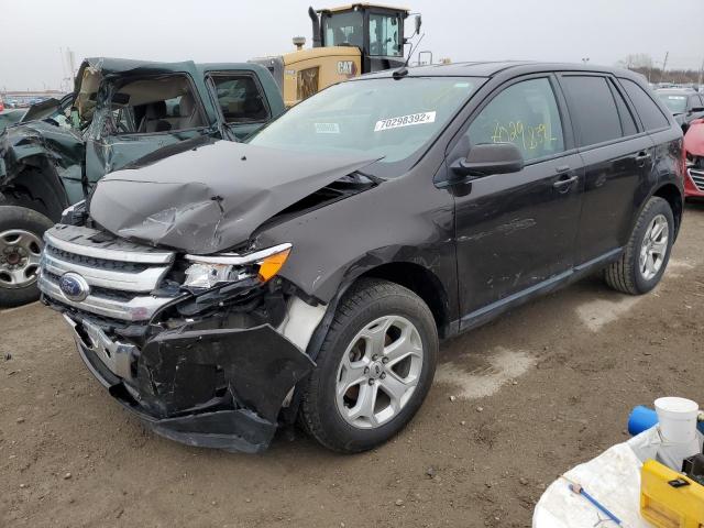 FORD EDGE SEL 2013 with VIN 2FMDK3JC6DBE10890 - Photo from auction
