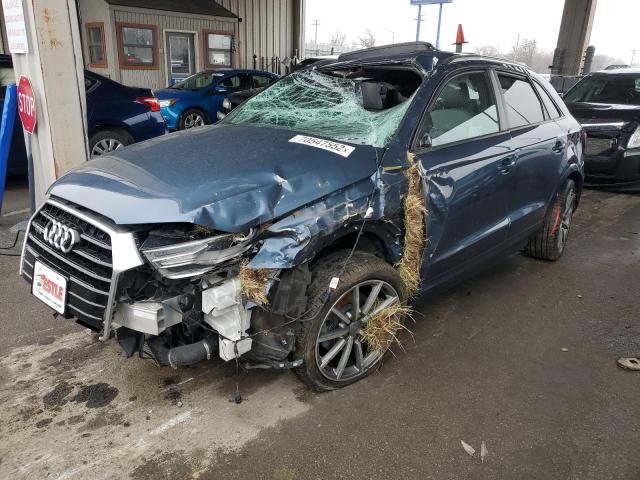 AUDI Q3 PREMIUM 2018 with VIN WA1ECCFS9JR025607 - Photo from auction
