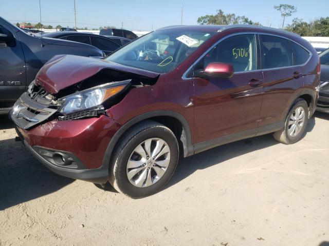 HONDA CR-V EXL 2013 with VIN 5J6RM4H75DL048855 - Photo from auction