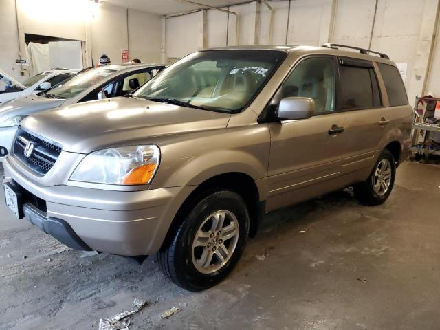 HONDA PILOT EXL 2004 with VIN 2HKYF18634H501263 - Photo from auction