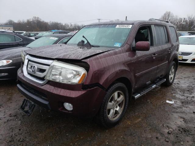 HONDA PILOT EXL 2011 with VIN 5FNYF4H52BB091673 - Photo from auction