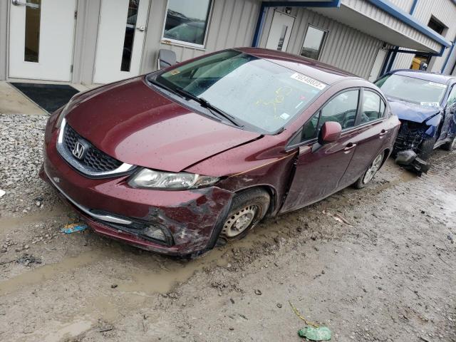 HONDA CIVIC LX 2013 with VIN 19XFB2F56DE096877 - Photo from auction