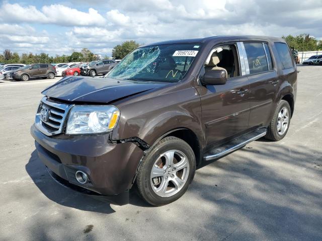 HONDA PILOT EXL 2015 with VIN 5FNYF3H56FB001683 - Photo from auction