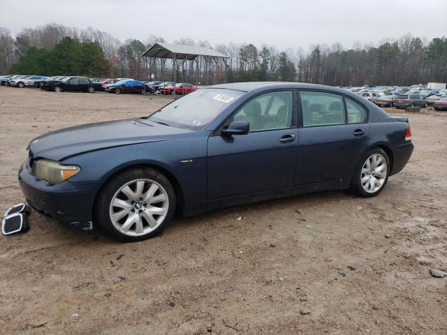 BMW 745 LI 2004 with VIN WBAGN634X4DS46356 - Photo from auction