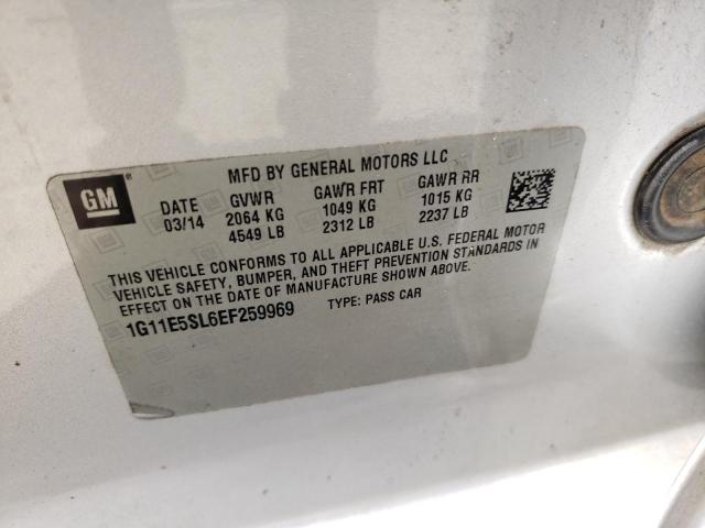 Photo 14 from auction – 2014 CHEVROLET MALIBU 2LT with VIN 1G11E5SL6EF259969