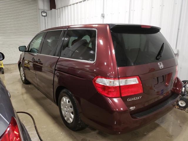 Photo 2 from auction – 2007 HONDA ODYSSEY LX with VIN 5FNRL38257B015014