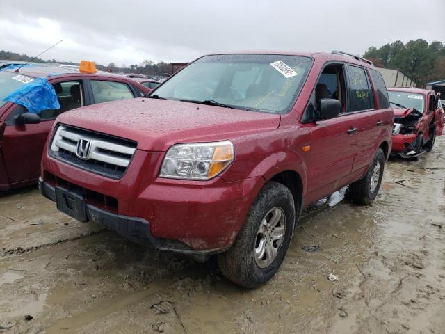 HONDA PILOT LX 2006 with VIN 2HKYF18136H521262 - Photo from auction