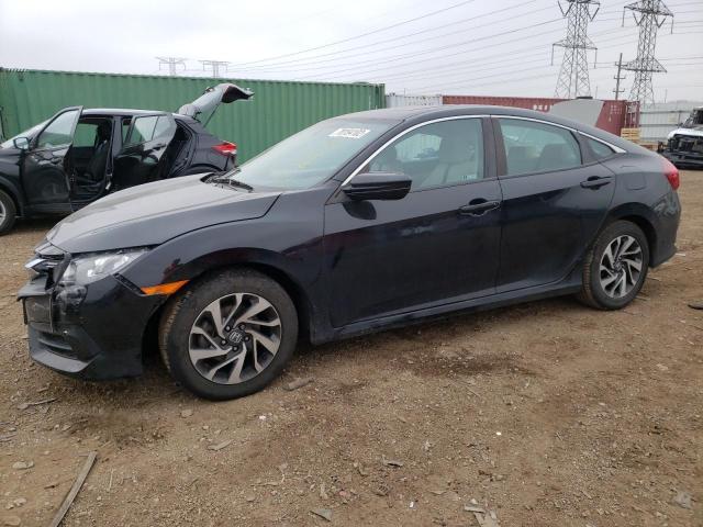 HONDA CIVIC EX 2018 with VIN 19XFC2F74JE021993 - Photo from auction