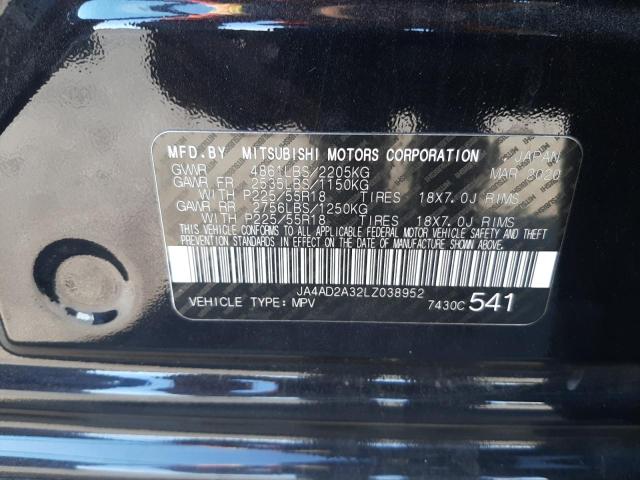 Photo 14 from auction – 2020 MITSUBISHI OUTLANDER with VIN JA4AD2A32LZ038952