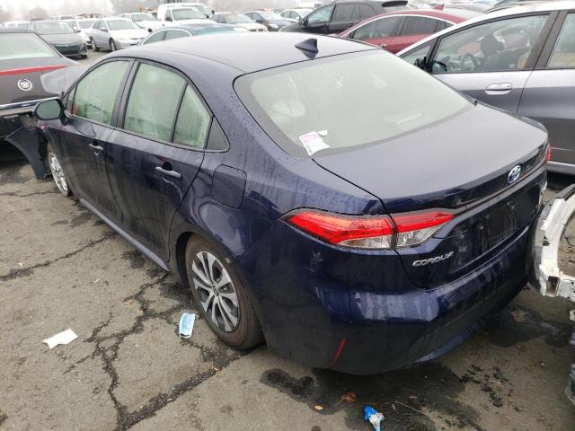 Photo 2 from auction – 2022 TOYOTA COROLLA LE with VIN JTDEAMDE1NJ044803