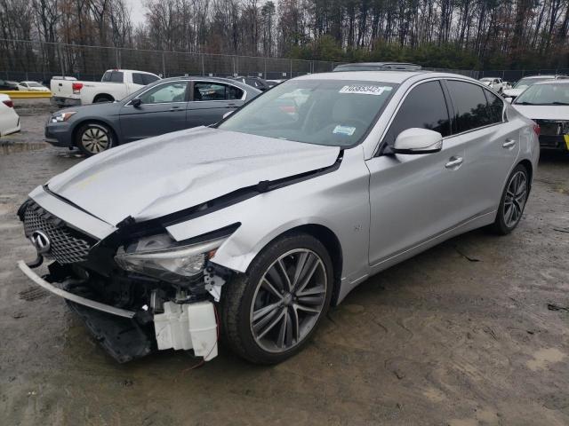 INFINITI Q50 BASE 2014 with VIN JN1BV7AR1EM686200 - Photo from auction