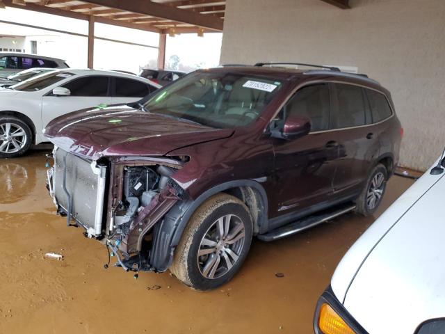 HONDA PILOT EXL 2017 with VIN 5FNYF5H59HB010134 - Photo from auction