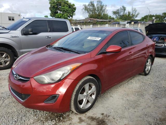 HYUNDAI ELANTRA GL 2011 with VIN KMHDH4AE9BU157402 - Photo from auction
