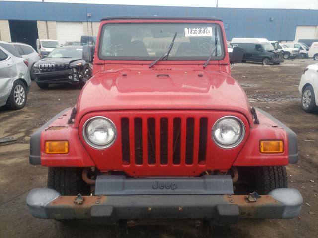 Photo 5 from auction – 2000 JEEP WRANGLER / with VIN 1J4FA29P9YP802448