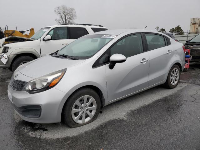 KIA RIO LX 2014 with VIN KNADM4A37E6368313 - Photo from auction