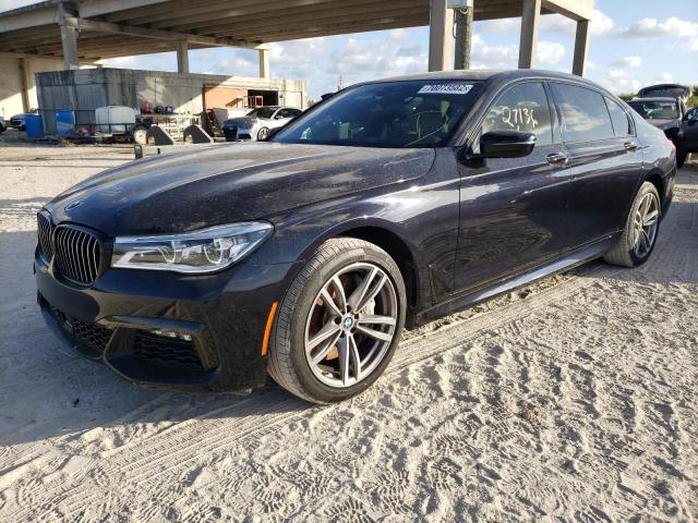 BMW 750 I 2019 with VIN WBA7F0C58KGM24733 - Photo from auction