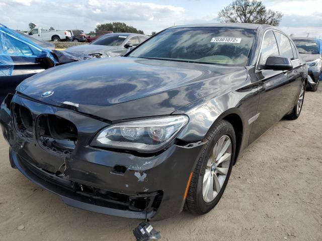 BMW 740 LXI 2013 with VIN WBAYF4C52DD127828 - Photo from auction