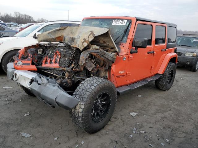 JEEP WRANGLER U 2015 with VIN 1C4BJWEG8FL619791 - Photo from auction