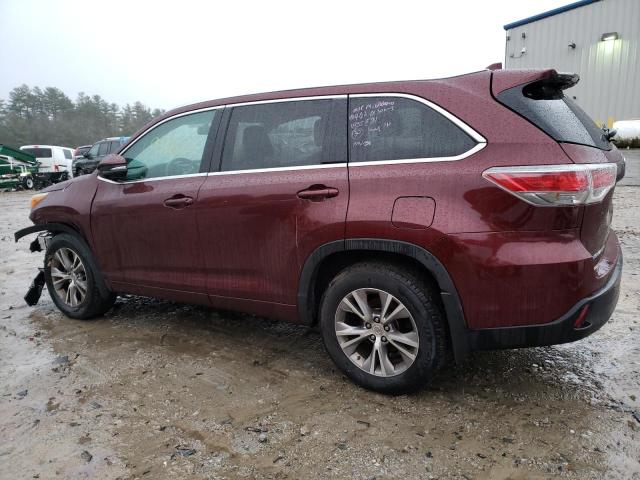Photo 2 from auction – 2014 TOYOTA HIGHLANDER with VIN 5TDJKRFH5ES063776