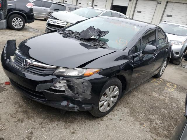 HONDA CIVIC LX 2012 with VIN 19XFB2F56CE014063 - Photo from auction