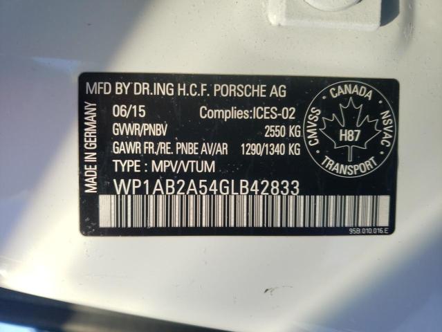 Photo 14 from auction – 2016 PORSCHE MACAN S with VIN WP1AB2A54GLB42833