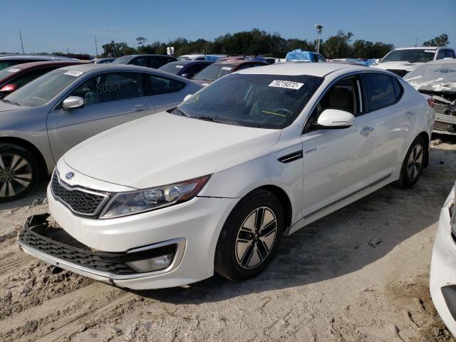 KIA OPTIMA HYB 2013 with VIN KNAGM4AD3D5058721 - Photo from auction