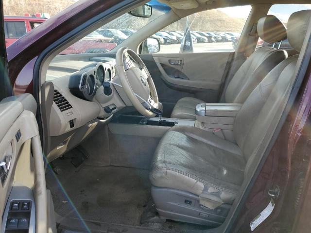Photo 7 from auction – 2007 NISSAN MURANO SL with VIN JN8AZ08W47W623555