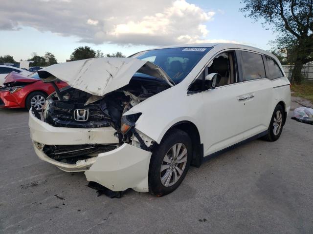 HONDA ODYSSEY EX 2015 with VIN 5FNRL5H66FB100506 - Photo from auction