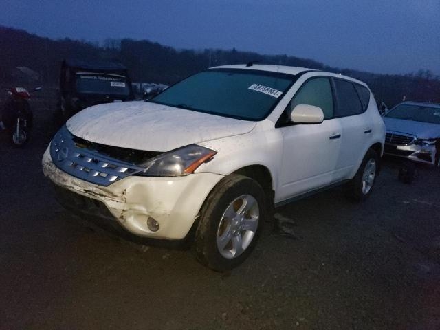 NISSAN MURANO SL 2004 with VIN JN8AZ08T64W212563 - Photo from auction