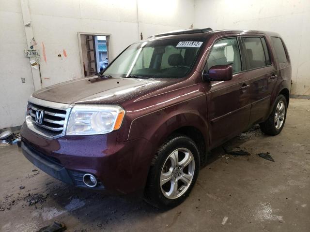 HONDA PILOT EXL 2015 with VIN 5FNYF3H57FB011249 - Photo from auction