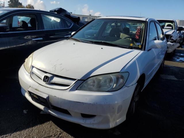 HONDA CIVIC EX 2005 with VIN 2HGES26755H520067 - Photo from auction