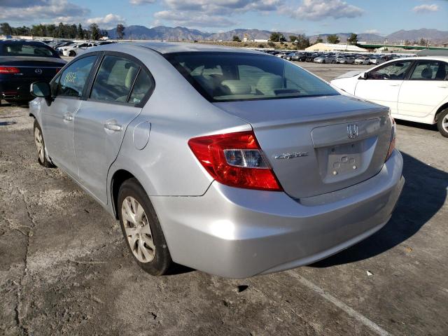Photo 2 from auction – 2012 HONDA CIVIC LX with VIN 2HGFB2F51CH326782