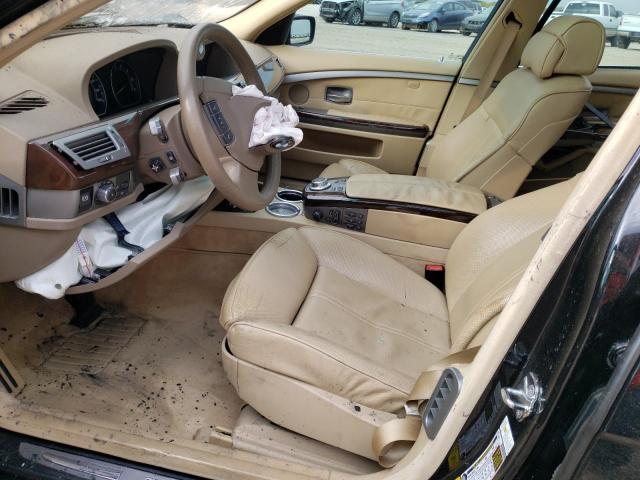 Photo 7 from auction – 2007 BMW 750 with VIN WBAHN83537DT67355