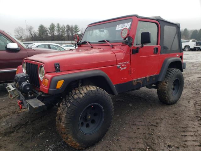 JEEP WRANGLER / 2001 with VIN 1J4FA49S01P329111 - Photo from auction
