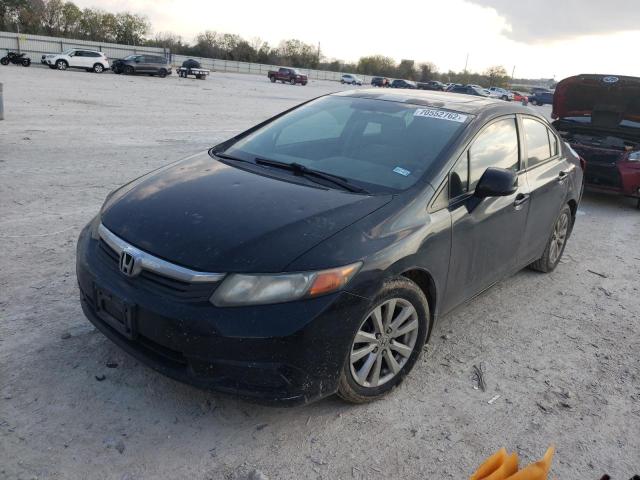 HONDA CIVIC EX 2012 with VIN 2HGFB2F84CH545018 - Photo from auction