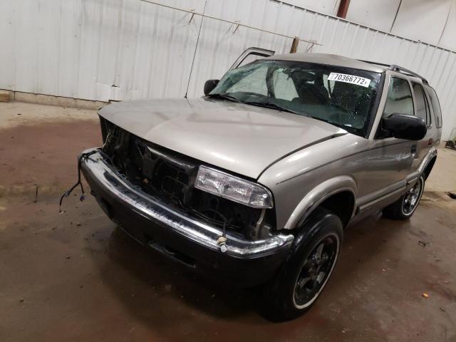 CHEVROLET BLAZER 2001 with VIN 1GNDT13W01K249183 - Photo from auction