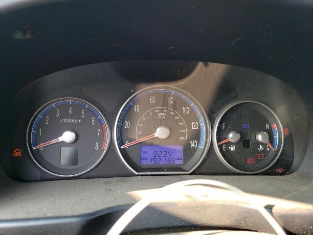 Photo 9 from auction – 2008 HYUNDAI SANTA FE G with VIN 5NMSG73D78H219416