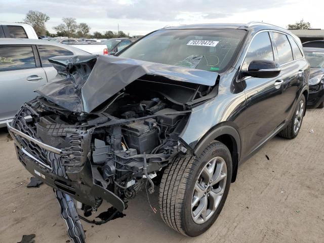KIA SORENTO EX 2019 with VIN 5XYPH4A55KG591318 - Photo from auction