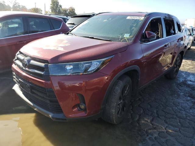 Photo 1 from auction – 2019 TOYOTA HIGHLANDER with VIN 5TDJZRFH3KS608512