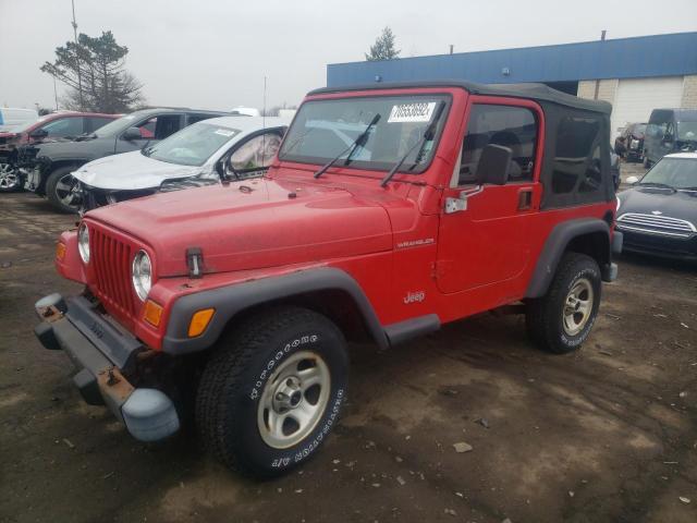 JEEP WRANGLER / 2000 with VIN 1J4FA29P9YP802448 - Photo from auction