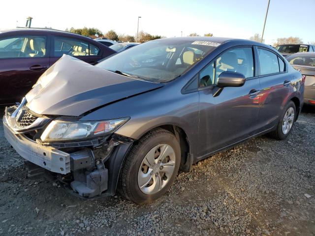 HONDA CIVIC LX 2014 with VIN 19XFB2F59EE202076 - Photo from auction