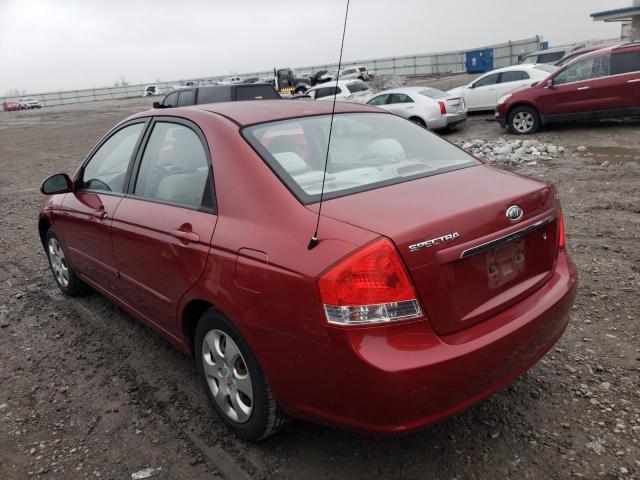 Photo 2 from auction – 2008 KIA SPECTRA EX with VIN KNAFE121485509267