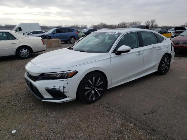 HONDA CIVIC EX 2022 with VIN 2HGFE1F74NH323218 - Photo from auction