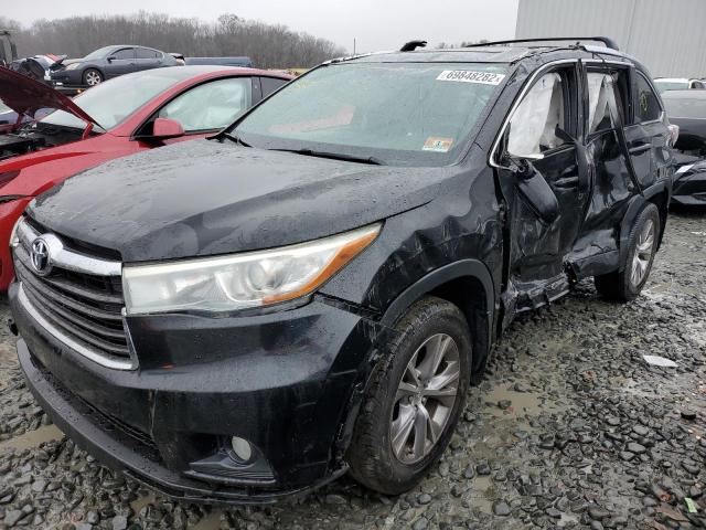 TOYOTA HIGHLANDER 2015 with VIN 5TDJKRFH8FS142053 - Photo from auction