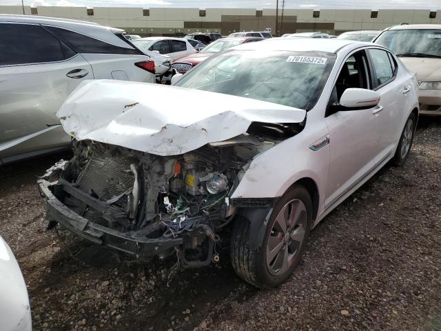 KIA OPTIMA HYB 2015 with VIN KNAGN4AD4F5088939 - Photo from auction