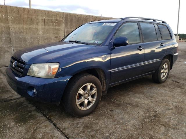 TOYOTA HIGHLANDER 2006 with VIN JTEEP21A860157185 - Photo from auction