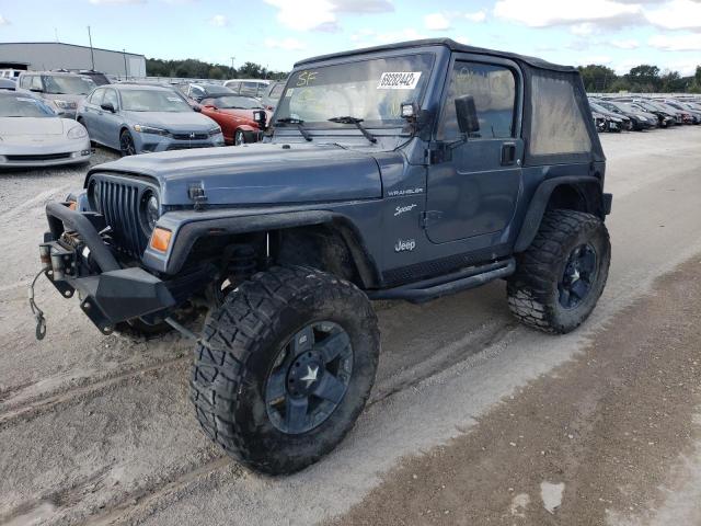JEEP WRANGLER / 2002 with VIN 1J4FA49S02P741952 - Photo from auction