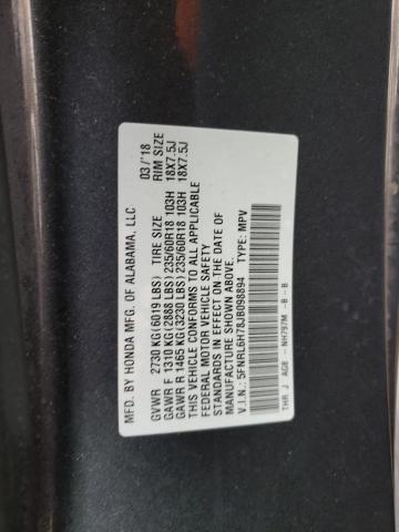 Photo 14 from auction – 2018 HONDA ODYSSEY EX with VIN 5FNRL6H78JB098894