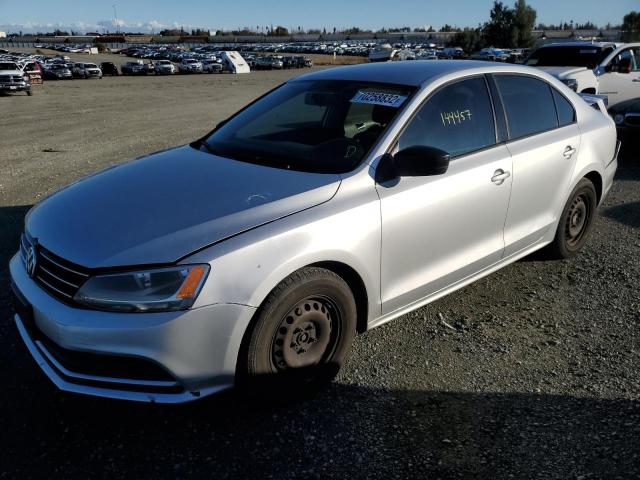 VOLKSWAGEN JETTA BASE 2015 with VIN 3VW2K7AJ9FM270169 - Photo from auction